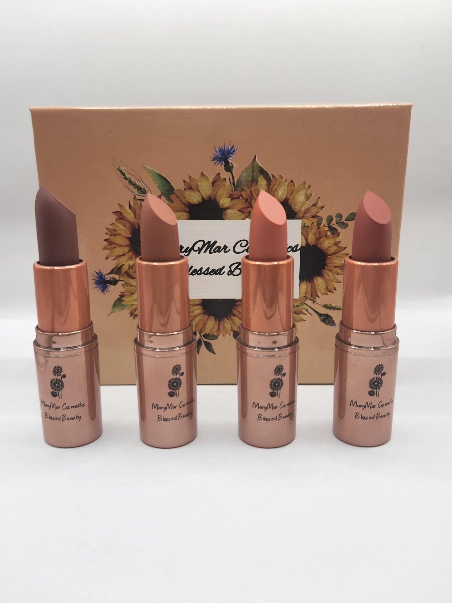 Bullet lipstick set of 4 in a gift box